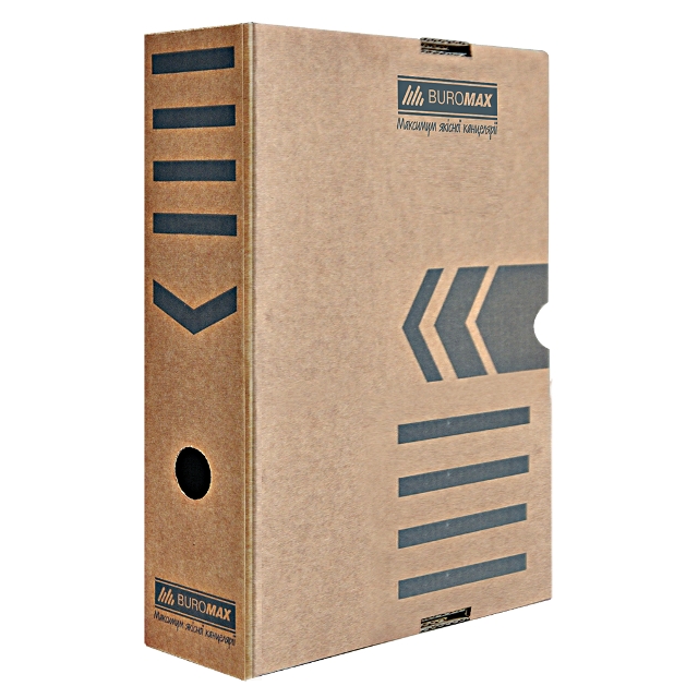 Бокс архівний BUROMAX JOBMAX (BM.3260-34) 255х80х355мм.,коричневий